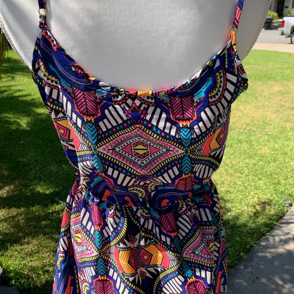 ✨💖💜 NWOT Super Fly Vibrant Aztec Maxi 💜💖✨ - Picture 6 of 8